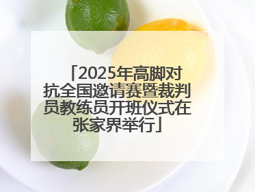 2025年高脚对抗全国邀请赛暨裁判员教练员开班仪式在张家界举行