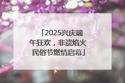 2025兴庆端午狂欢，非遗焰火民俗节燃情启幕