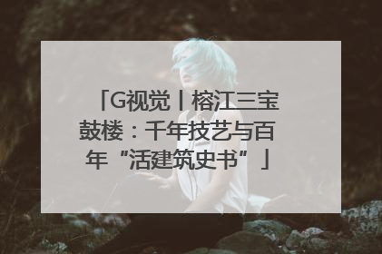 G视觉丨榕江三宝鼓楼：千年技艺与百年“活建筑史书”